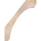 Ekena Millwork 5 1/2"W x 28"D x 36"H Legacy Smooth Knee Brace, Douglas Fir BRC06X28X36LEC00SDF - alternate 4